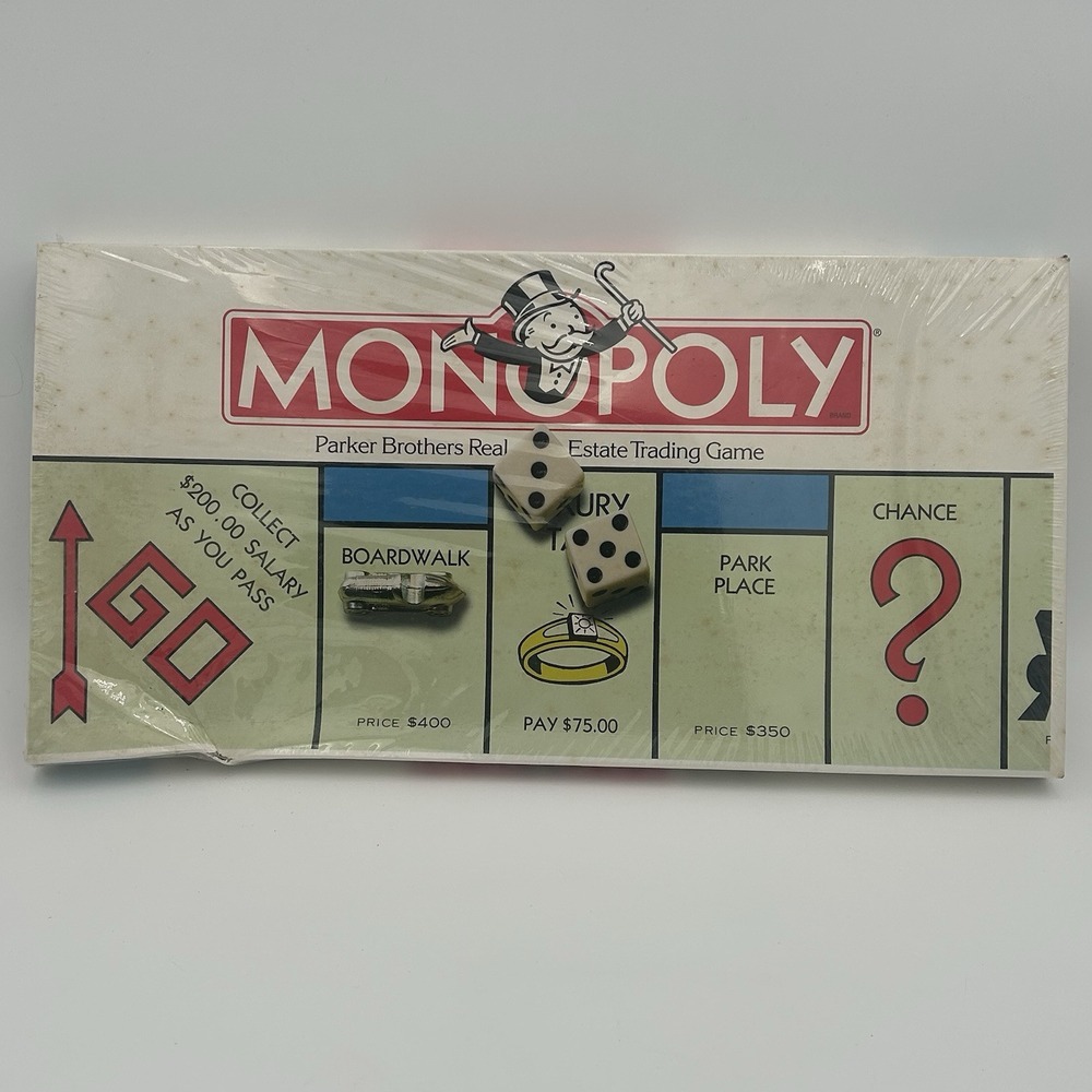 SEALED! 1985‎ Vintage Monopoly Board Game Parker Brothers No. 0009 - New